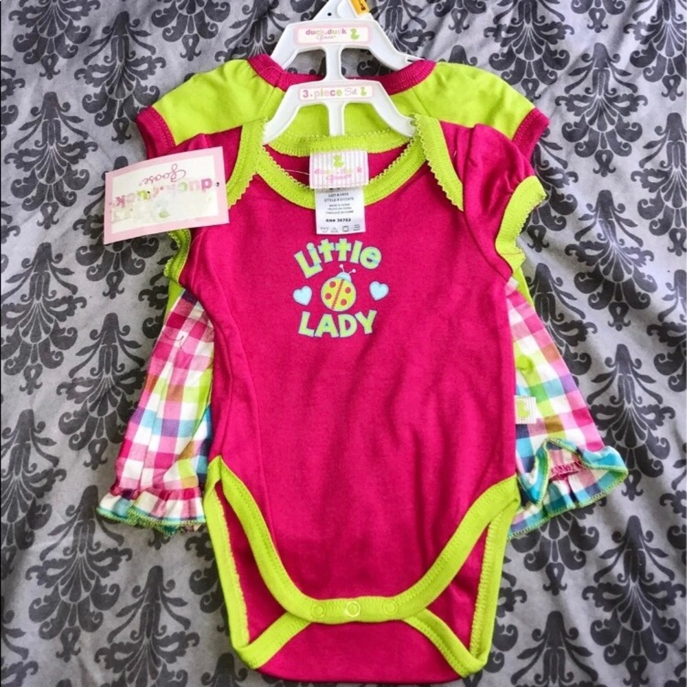 NWT 3 piece baby clothes